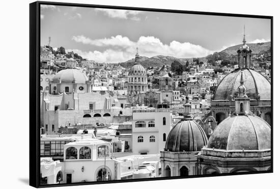 ¡Viva Mexico! B&W Collection - Guanajuato II-Philippe Hugonnard-Framed Stretched Canvas