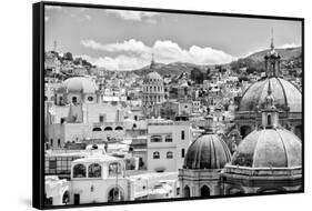 ¡Viva Mexico! B&W Collection - Guanajuato II-Philippe Hugonnard-Framed Stretched Canvas