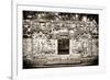 ¡Viva Mexico! B&W Collection - Hochob Mayan Pyramids - Campeche-Philippe Hugonnard-Framed Photographic Print