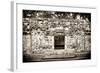 ¡Viva Mexico! B&W Collection - Hochob Mayan Pyramids - Campeche-Philippe Hugonnard-Framed Photographic Print