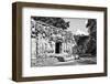 ¡Viva Mexico! B&W Collection - Hochob Mayan Pyramids III - Campeche-Philippe Hugonnard-Framed Photographic Print