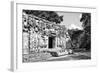 ¡Viva Mexico! B&W Collection - Hochob Mayan Pyramids III - Campeche-Philippe Hugonnard-Framed Photographic Print