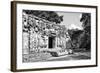 ¡Viva Mexico! B&W Collection - Hochob Mayan Pyramids III - Campeche-Philippe Hugonnard-Framed Photographic Print