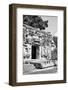 ¡Viva Mexico! B&W Collection - Hochob Mayan Pyramids V - Campeche-Philippe Hugonnard-Framed Photographic Print