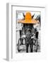 ¡Viva Mexico! B&W Collection - Horse with Light Orange straw Hat-Philippe Hugonnard-Framed Photographic Print