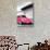 ¡Viva Mexico! B&W Collection - Hot Pink VW Beetle in San Cristobal de Las Casas-Philippe Hugonnard-Stretched Canvas displayed on a wall