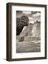 ¡Viva Mexico! B&W Collection - Maya Archaeological Site - Campeche-Philippe Hugonnard-Framed Photographic Print