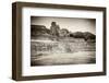 ¡Viva Mexico! B&W Collection - Maya Archaeological Site - Edzna-Philippe Hugonnard-Framed Photographic Print