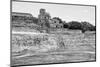 ¡Viva Mexico! B&W Collection - Maya Archaeological Site I - Edzna-Philippe Hugonnard-Mounted Photographic Print