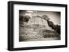 ¡Viva Mexico! B&W Collection - Maya Archaeological Site II - Edzna-Philippe Hugonnard-Framed Photographic Print