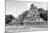 ¡Viva Mexico! B&W Collection - Maya Archaeological Site III - Campeche-Philippe Hugonnard-Mounted Photographic Print