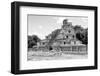 ¡Viva Mexico! B&W Collection - Maya Archaeological Site III - Campeche-Philippe Hugonnard-Framed Photographic Print