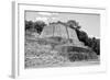 ¡Viva Mexico! B&W Collection - Maya Archaeological Site III - Edzna-Philippe Hugonnard-Framed Photographic Print