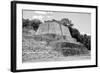 ¡Viva Mexico! B&W Collection - Maya Archaeological Site III - Edzna-Philippe Hugonnard-Framed Photographic Print