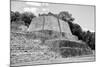 ¡Viva Mexico! B&W Collection - Maya Archaeological Site III - Edzna-Philippe Hugonnard-Mounted Photographic Print