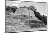 ¡Viva Mexico! B&W Collection - Maya Archaeological Site III - Edzna-Philippe Hugonnard-Mounted Photographic Print