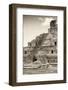 ?Viva Mexico! B&W Collection - Maya Archaeological Site IV - Campeche-Philippe Hugonnard-Framed Photographic Print