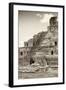 ?Viva Mexico! B&W Collection - Maya Archaeological Site IV - Campeche-Philippe Hugonnard-Framed Photographic Print