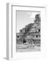 ¡Viva Mexico! B&W Collection - Maya Archaeological Site V - Campeche-Philippe Hugonnard-Framed Photographic Print