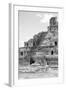 ¡Viva Mexico! B&W Collection - Maya Archaeological Site V - Campeche-Philippe Hugonnard-Framed Photographic Print