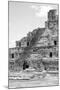 ¡Viva Mexico! B&W Collection - Maya Archaeological Site V - Campeche-Philippe Hugonnard-Mounted Photographic Print