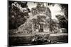 ¡Viva Mexico! B&W Collection - Mayan Ruins III-Philippe Hugonnard-Mounted Photographic Print