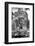 ¡Viva Mexico! B&W Collection - Mayan Ruins VI-Philippe Hugonnard-Framed Photographic Print