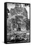 ¡Viva Mexico! B&W Collection - Mayan Ruins VI-Philippe Hugonnard-Framed Stretched Canvas