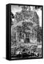 ¡Viva Mexico! B&W Collection - Mayan Ruins VI-Philippe Hugonnard-Framed Stretched Canvas