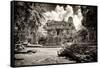 ¡Viva Mexico! B&W Collection - Mayan Ruins-Philippe Hugonnard-Framed Stretched Canvas