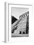 ¡Viva Mexico! B&W Collection - Mayan Temple of Inscriptions III - Palenque-Philippe Hugonnard-Framed Photographic Print