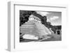 ¡Viva Mexico! B&W Collection - Mayan Temple of Inscriptions in Palenque II-Philippe Hugonnard-Framed Photographic Print