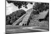 ¡Viva Mexico! B&W Collection - Mayan Temple of Inscriptions in Palenque III-Philippe Hugonnard-Mounted Photographic Print