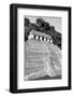 ¡Viva Mexico! B&W Collection - Mayan Temple of Inscriptions IX - Palenque-Philippe Hugonnard-Framed Photographic Print