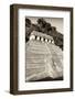 ¡Viva Mexico! B&W Collection - Mayan Temple of Inscriptions VIII - Palenque-Philippe Hugonnard-Framed Photographic Print