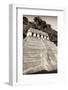¡Viva Mexico! B&W Collection - Mayan Temple of Inscriptions VIII - Palenque-Philippe Hugonnard-Framed Photographic Print