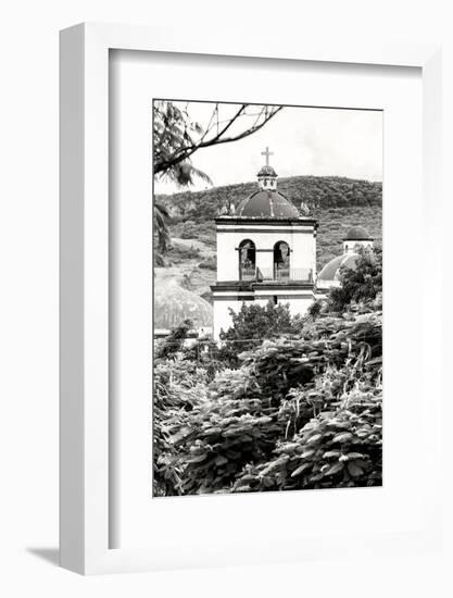 ¡Viva Mexico! B&W Collection - Mexican Church II-Philippe Hugonnard-Framed Photographic Print