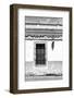 ¡Viva Mexico! B&W Collection - Mexican Facade-Philippe Hugonnard-Framed Photographic Print