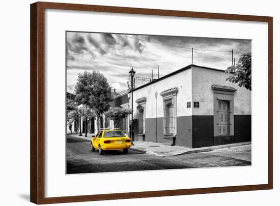 ¡Viva Mexico! B&W Collection - Mexican Street Oaxaca II-Philippe Hugonnard-Framed Photographic Print