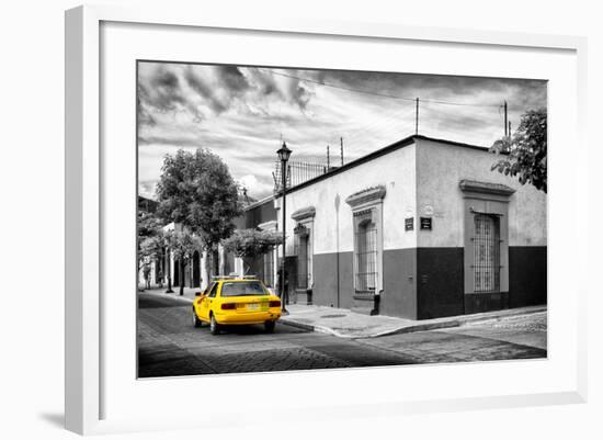 ¡Viva Mexico! B&W Collection - Mexican Street Oaxaca II-Philippe Hugonnard-Framed Photographic Print