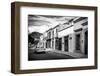 ¡Viva Mexico! B&W Collection - Mexican Street Oaxaca IV-Philippe Hugonnard-Framed Photographic Print