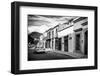 ¡Viva Mexico! B&W Collection - Mexican Street Oaxaca IV-Philippe Hugonnard-Framed Photographic Print