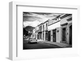 ¡Viva Mexico! B&W Collection - Mexican Street Oaxaca IV-Philippe Hugonnard-Framed Photographic Print