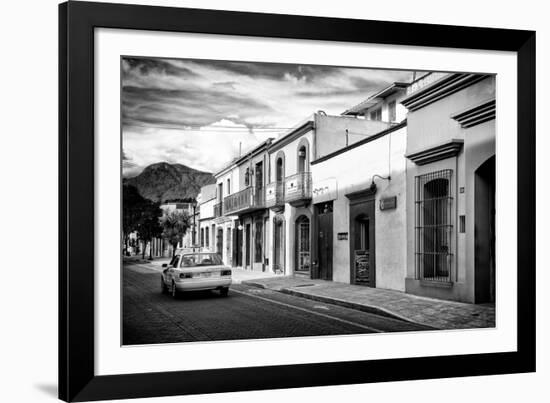 ¡Viva Mexico! B&W Collection - Mexican Street Oaxaca IV-Philippe Hugonnard-Framed Photographic Print