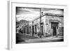 ¡Viva Mexico! B&W Collection - Mexican Street Oaxaca VI-Philippe Hugonnard-Framed Photographic Print