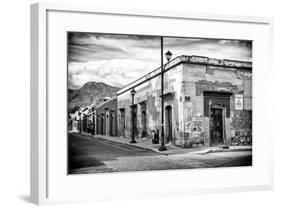 ¡Viva Mexico! B&W Collection - Mexican Street Oaxaca VI-Philippe Hugonnard-Framed Photographic Print