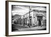 ¡Viva Mexico! B&W Collection - Mexican Street Oaxaca VI-Philippe Hugonnard-Framed Photographic Print