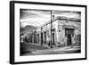 ¡Viva Mexico! B&W Collection - Mexican Street Oaxaca VI-Philippe Hugonnard-Framed Photographic Print