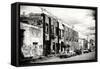 ¡Viva Mexico! B&W Collection - Mexican Street Scene II-Philippe Hugonnard-Framed Stretched Canvas