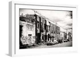 ¡Viva Mexico! B&W Collection - Mexican Street Scene II-Philippe Hugonnard-Framed Photographic Print